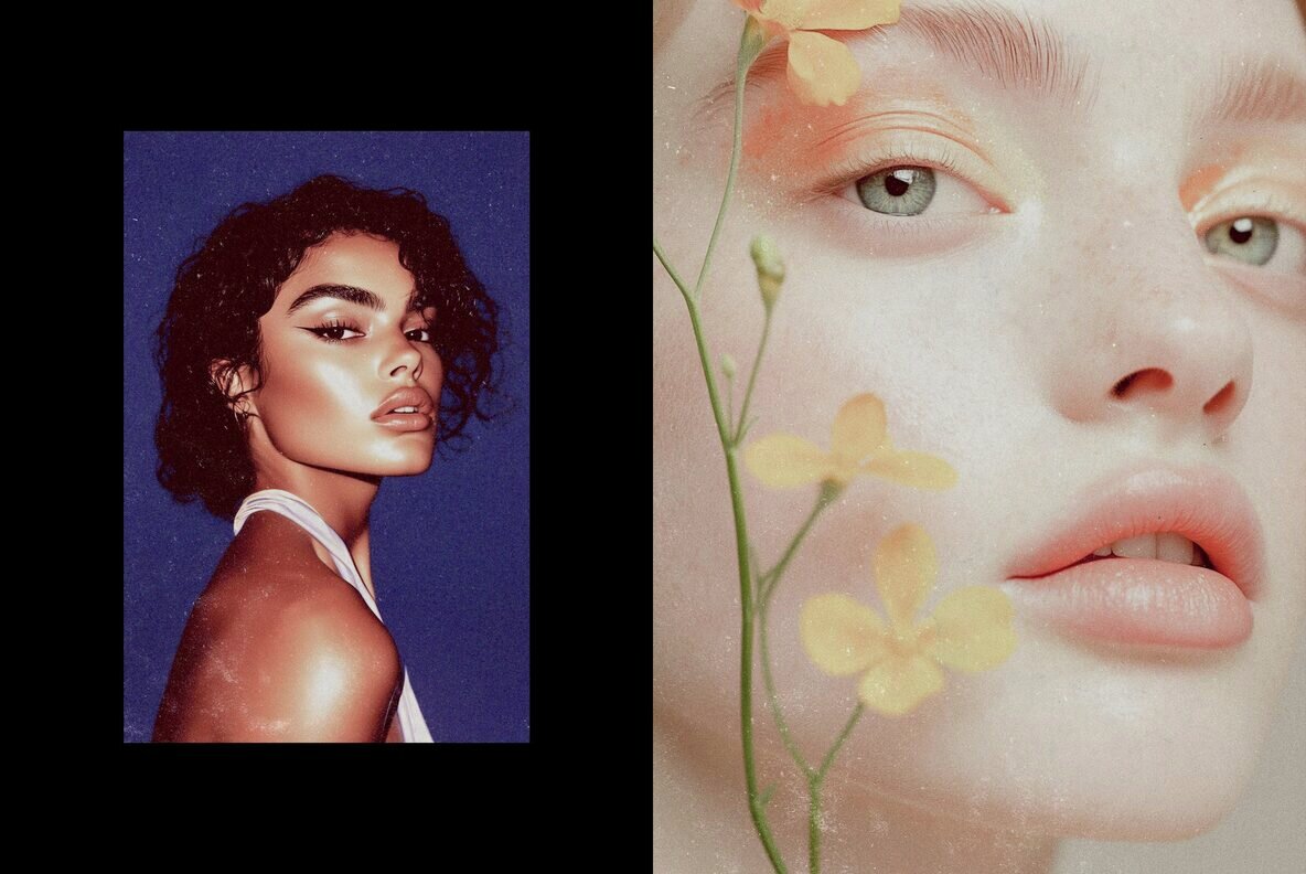 Retro Film Photo Template 6