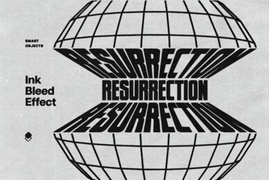 Ink Bleed Text and Logo Effect