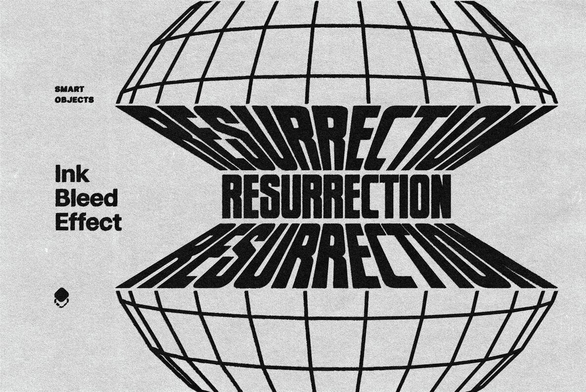 Ink Bleed Text and Logo Effect 1