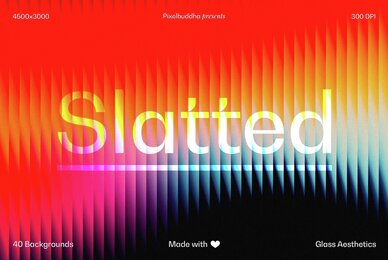 Slatted Glass Backgrounds Collection