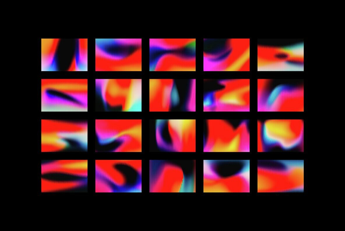 Slatted Glass Backgrounds Collection 6