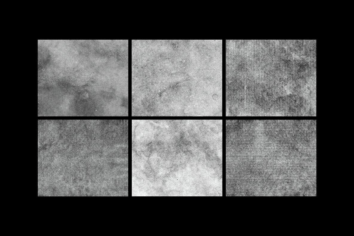 Grunge Halftone Overlay Textures 2