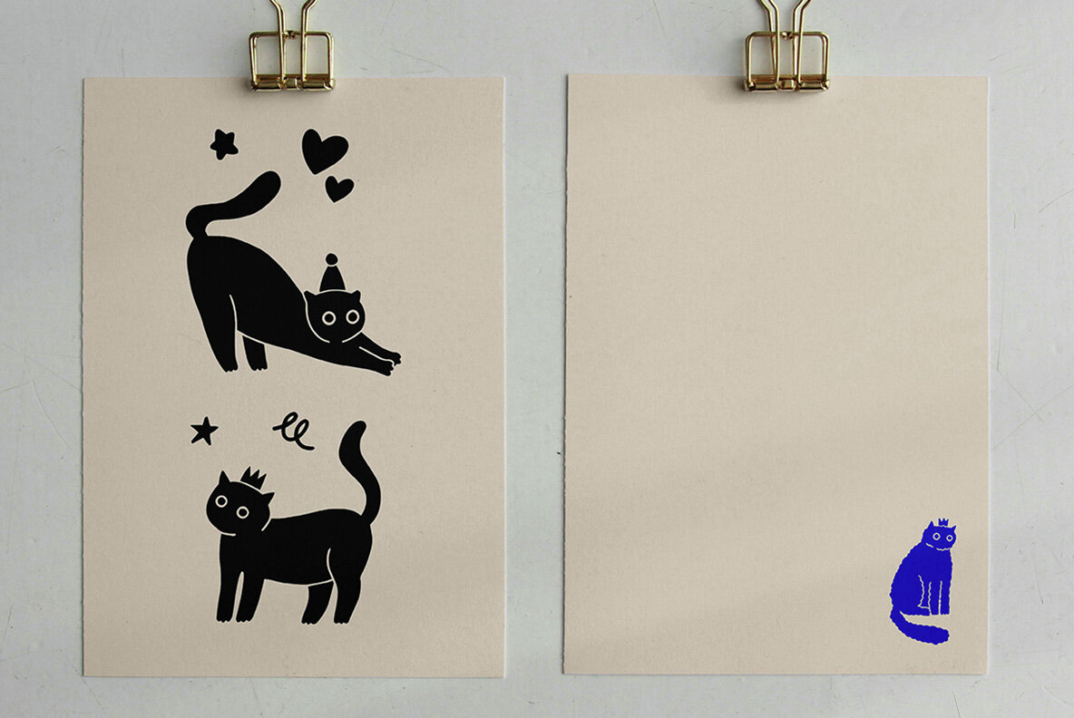 Party Cats Clipart Bundle 5