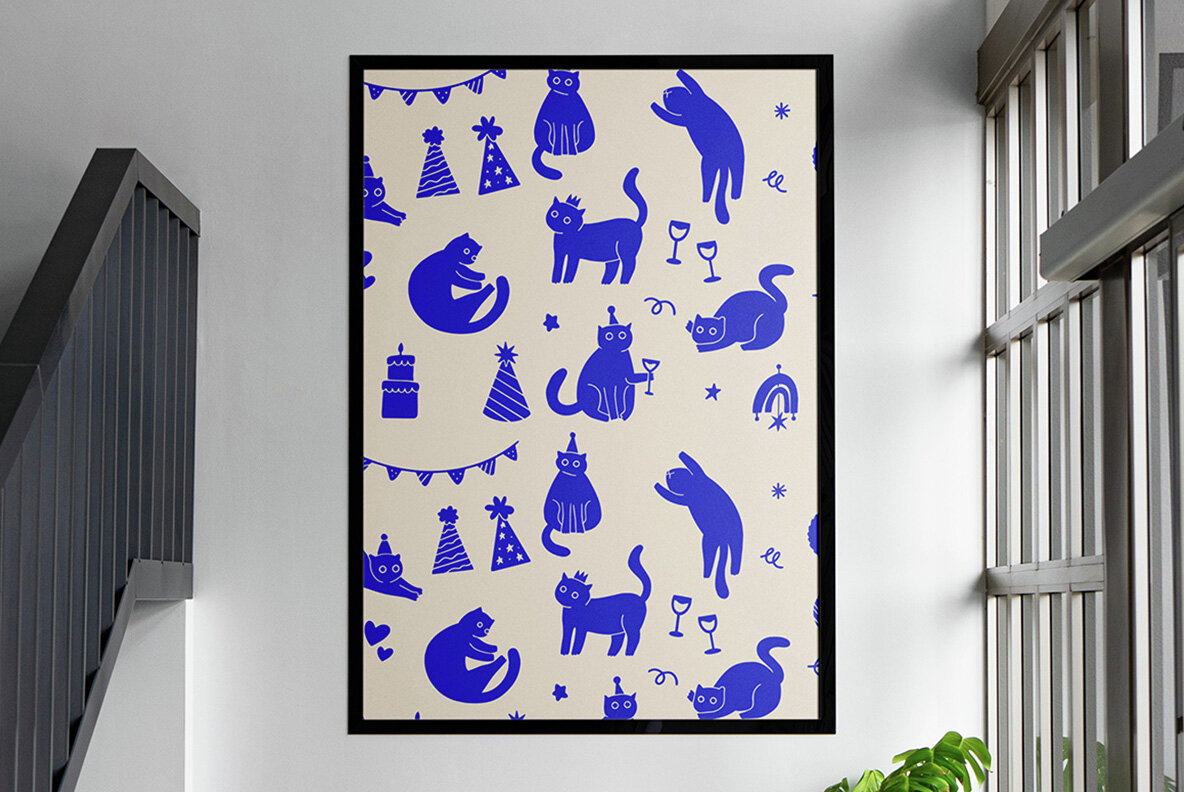 Party Cats Clipart Bundle 6