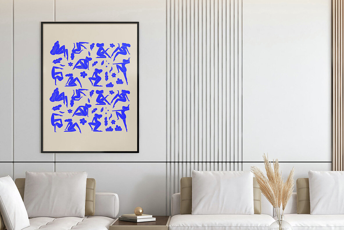 Linocut Women Silhouette Bundle 5