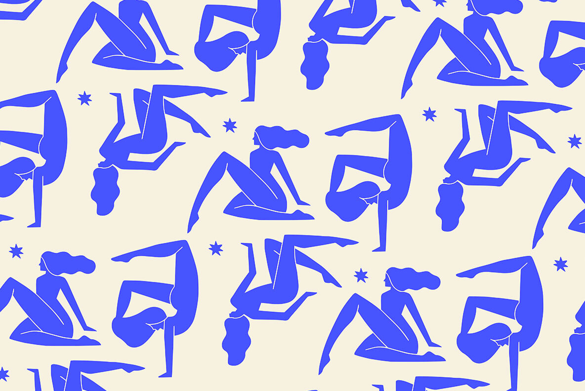 Linocut Women Silhouette Bundle 7