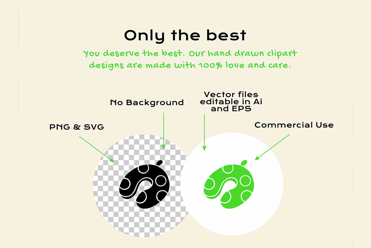 Linocut Holiday Clipart Bundle 2