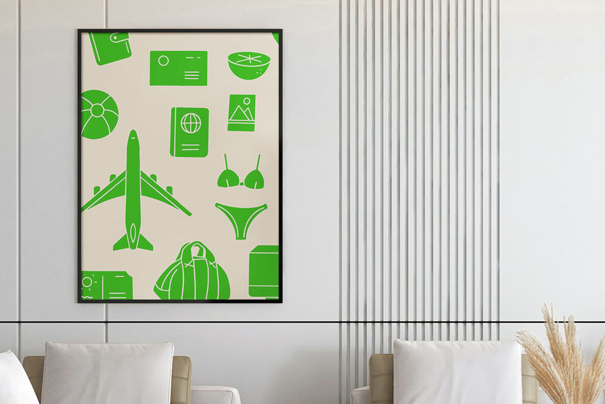 Linocut Holiday Clipart Bundle 4