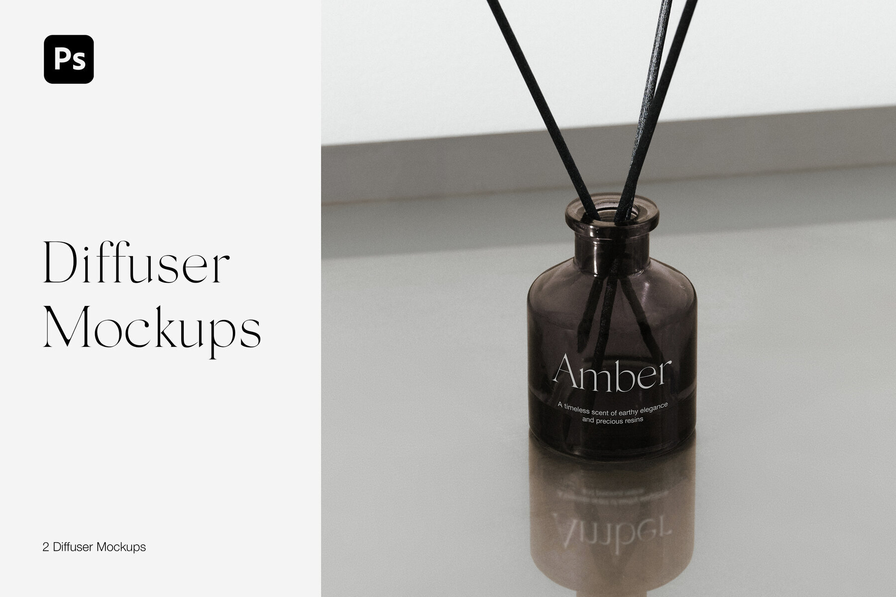 Diffuser Glass Bottle Mockups 1