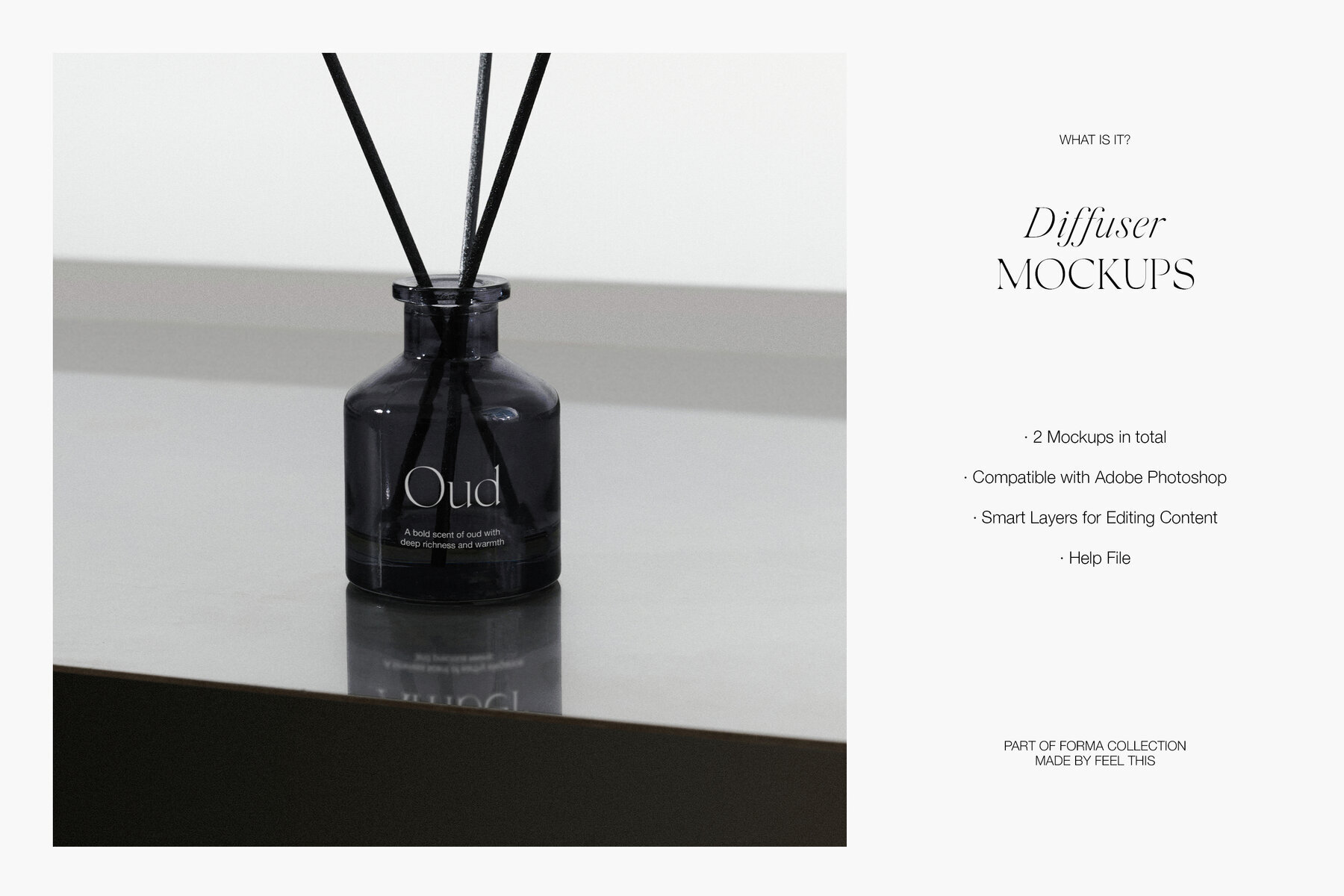 Diffuser Glass Bottle Mockups 2