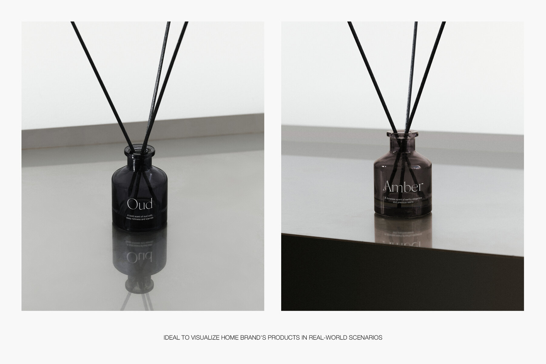 Diffuser Glass Bottle Mockups 3