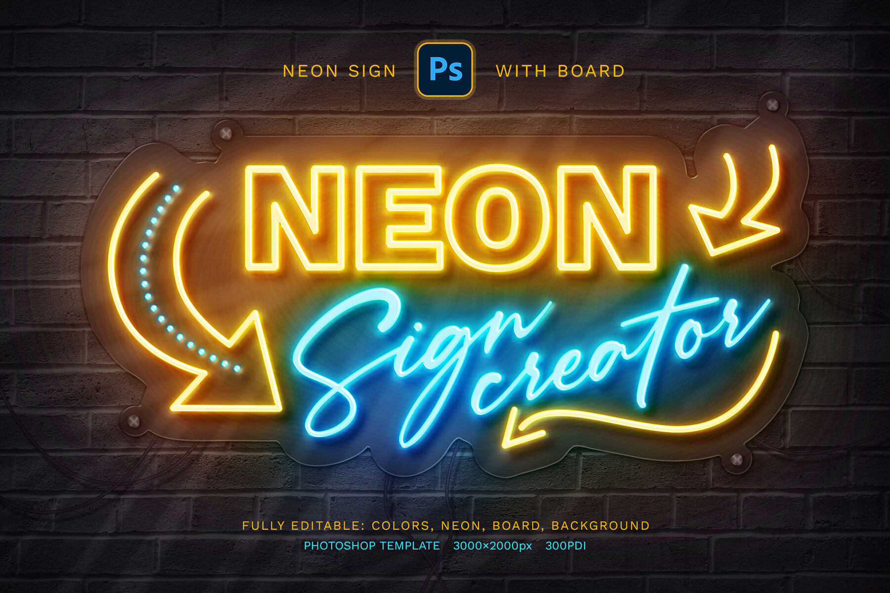 Neon Sign Board 1