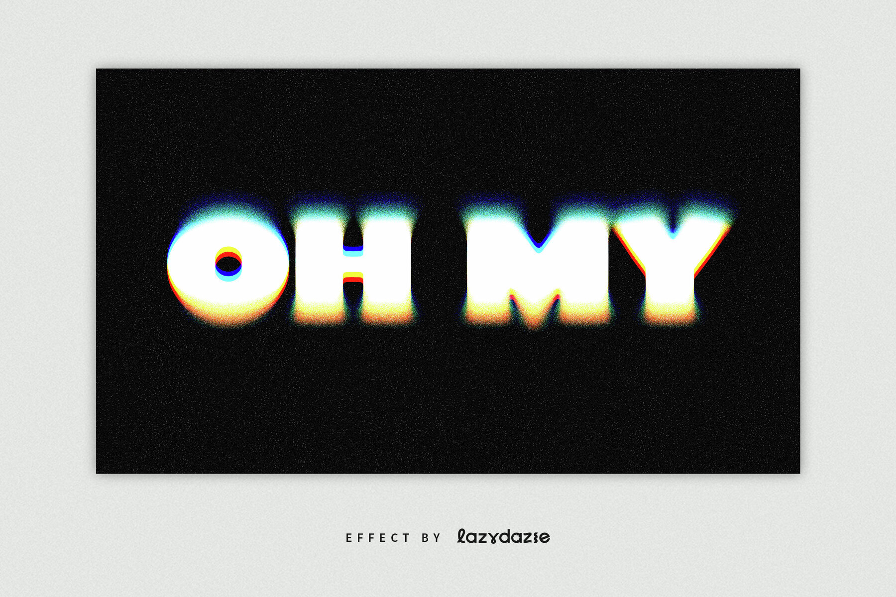 Dissolving Text Effect Mockup 2