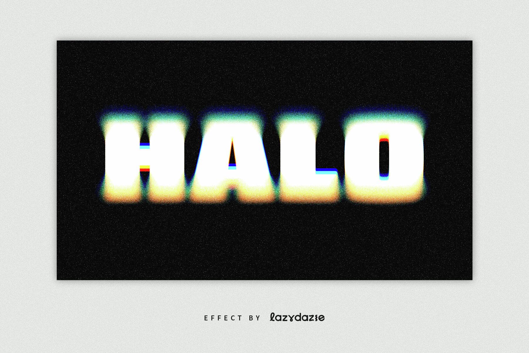 Dissolving Text Effect Mockup 4