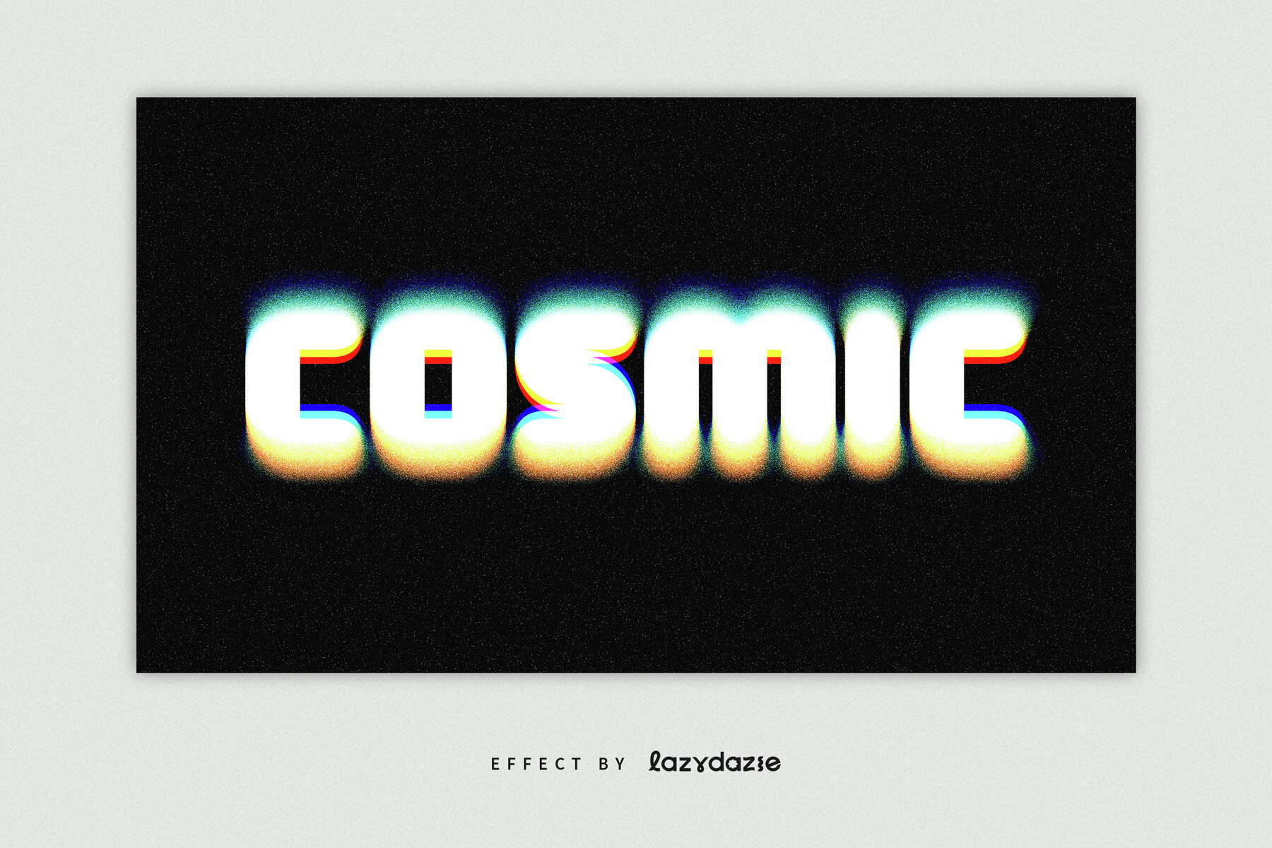 Dissolving Text Effect Mockup 5