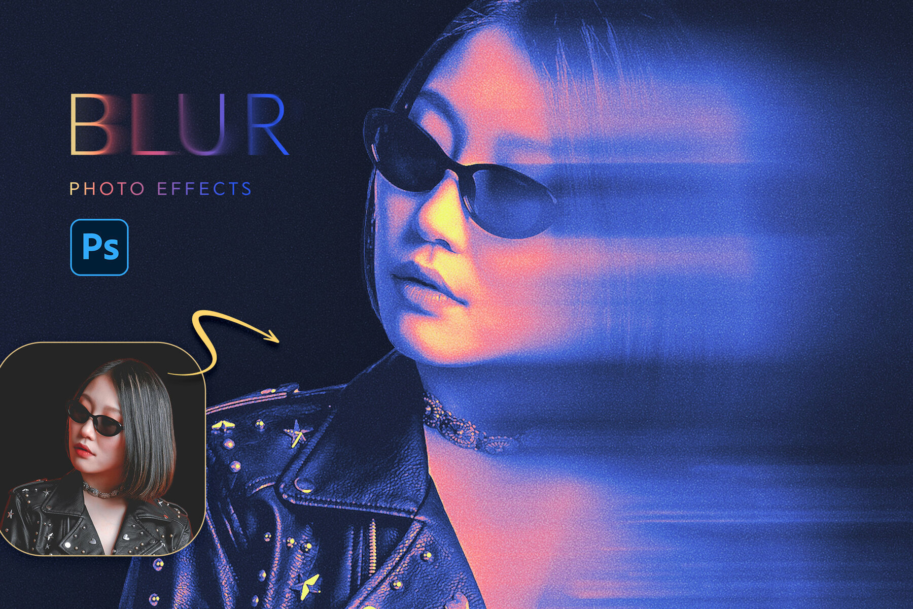 Duotone Blur Photo Effect 3