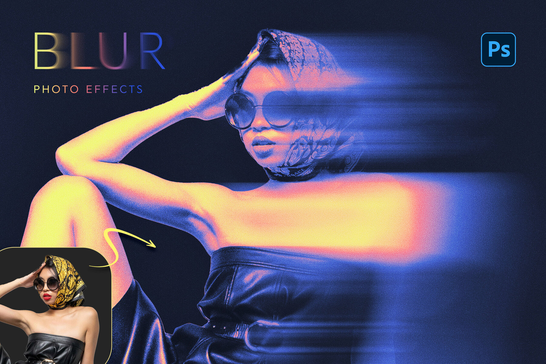 Duotone Blur Photo Effect 5