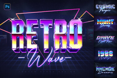 80s Text Effects