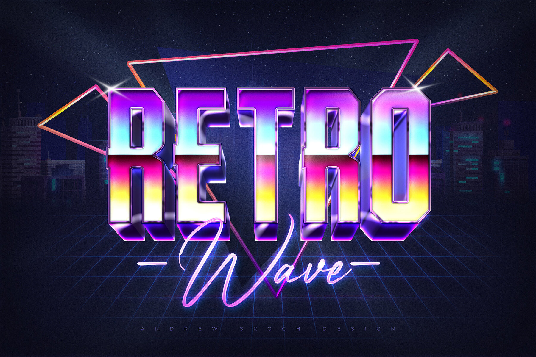 80s Text Effects 4