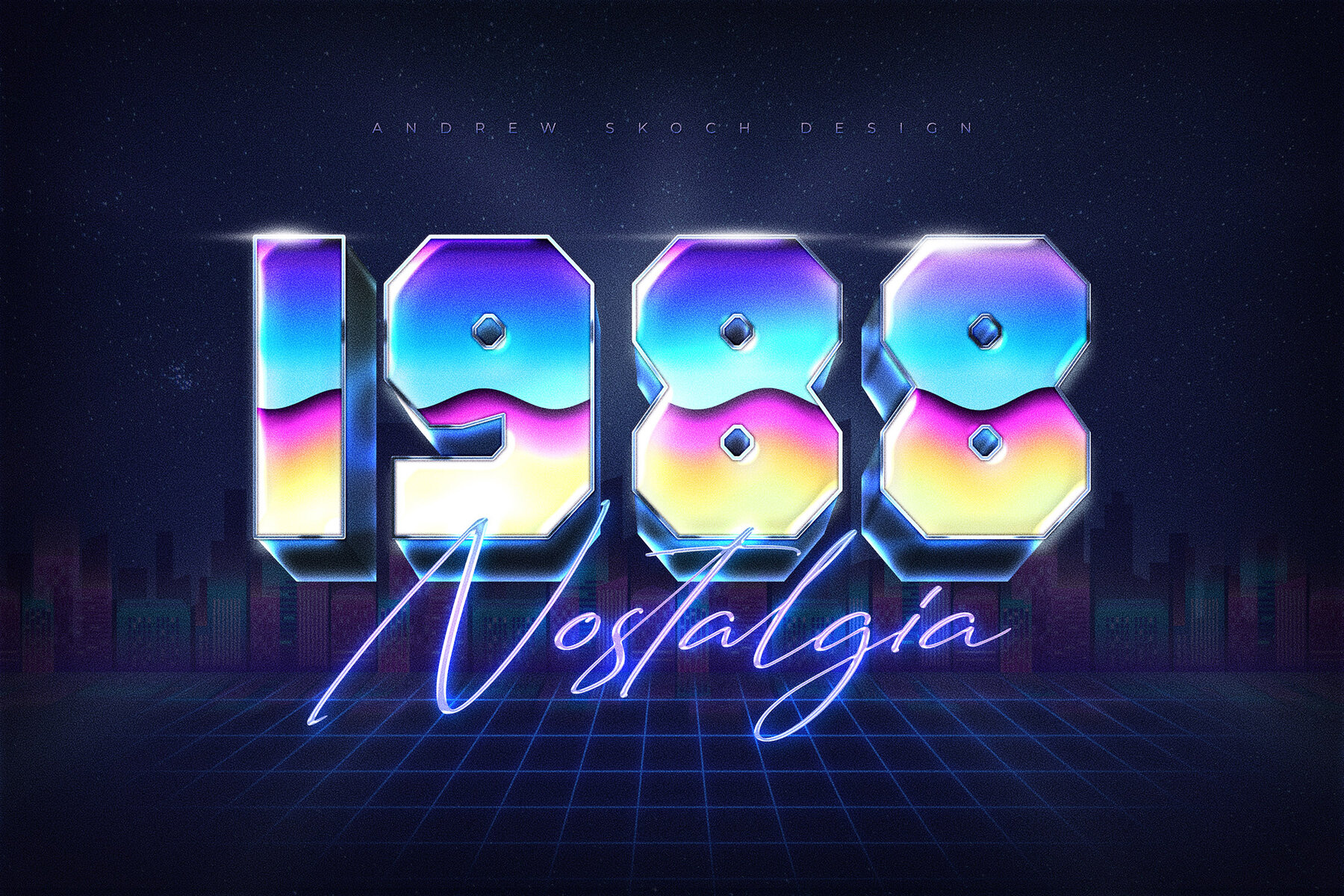 80s Text Effects 5