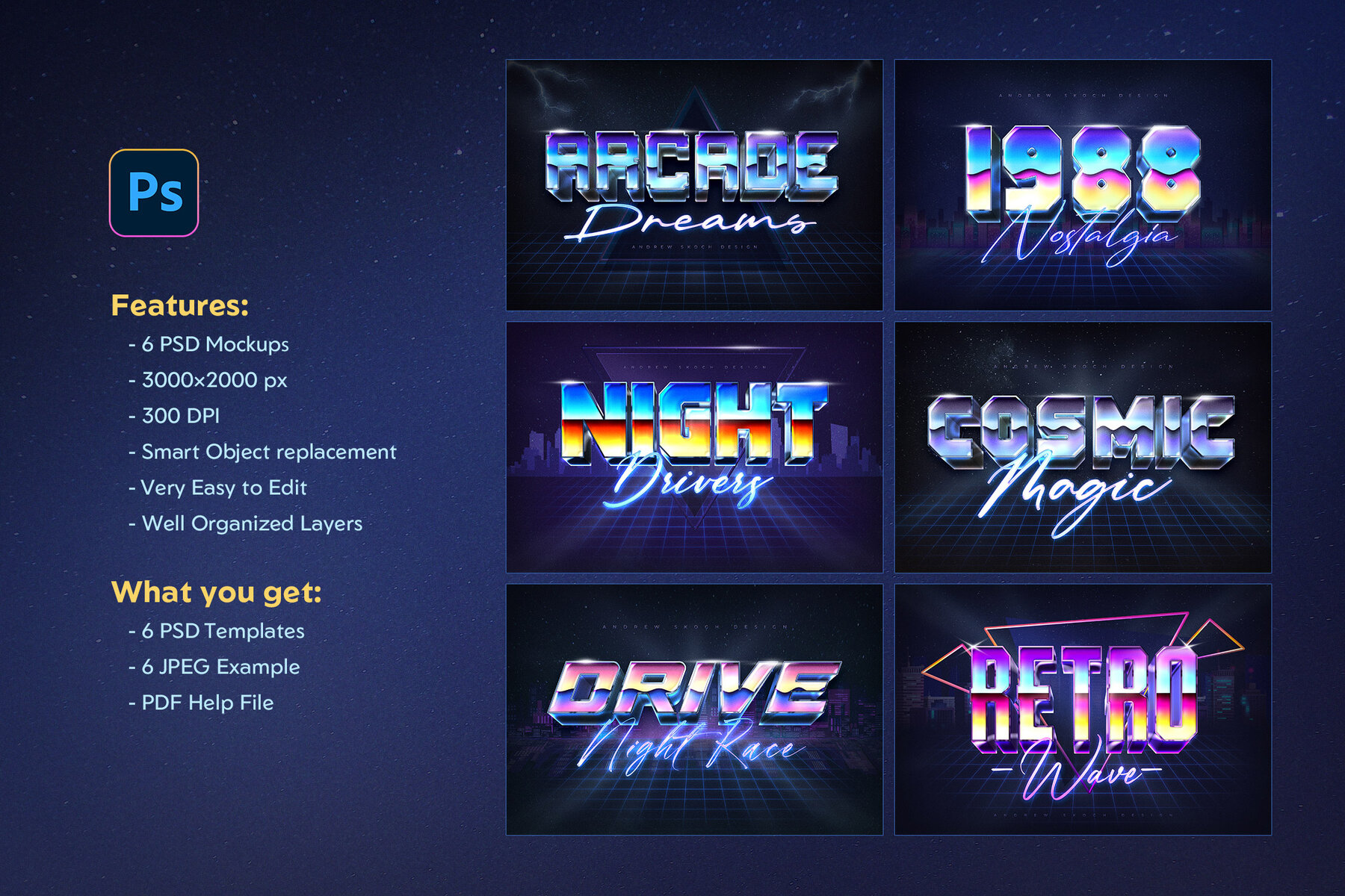 80s Text Effects 9