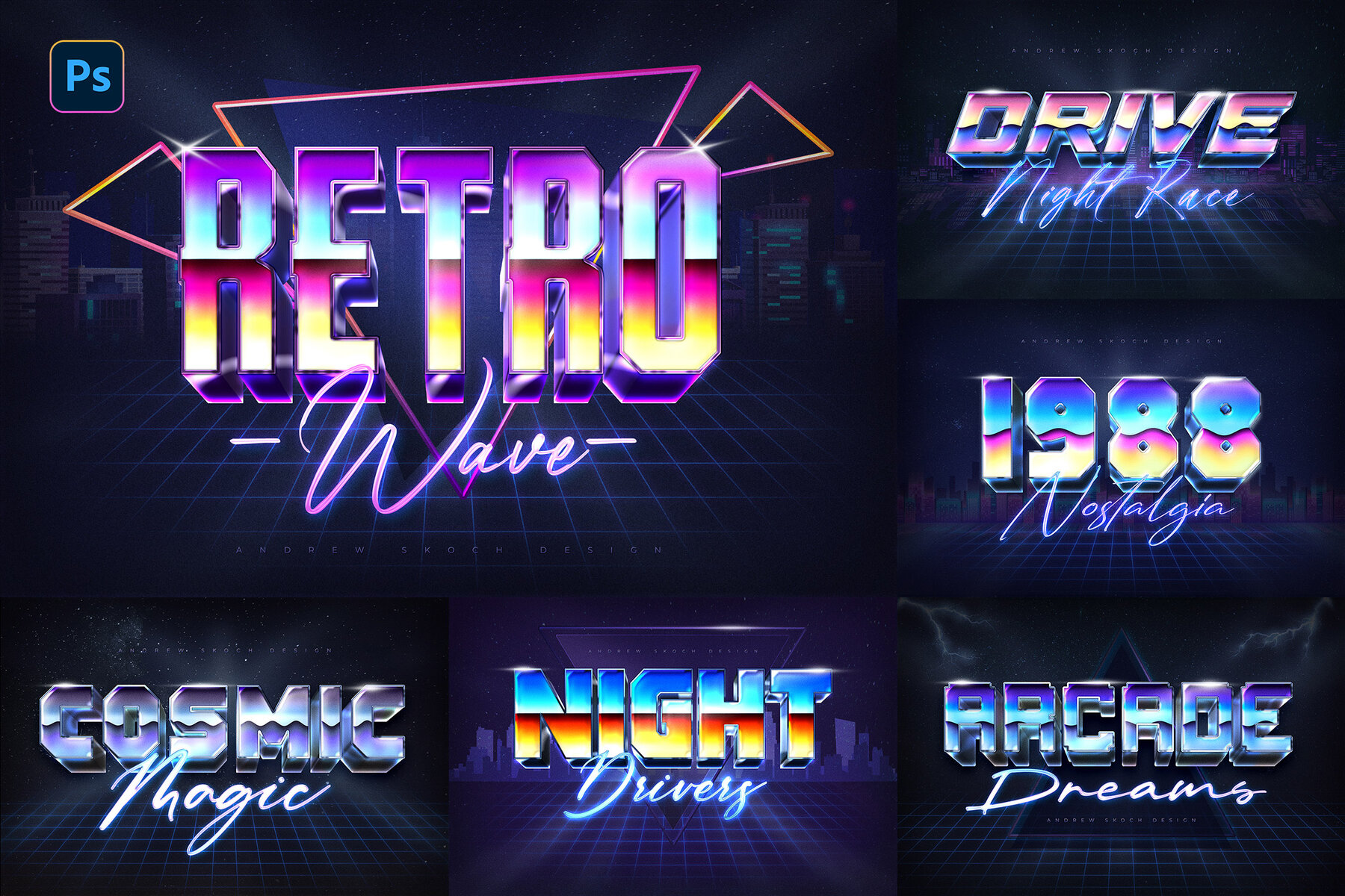80s Text Effects 10