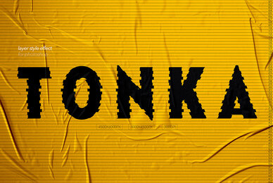 Tonka Fine Line Text Effect