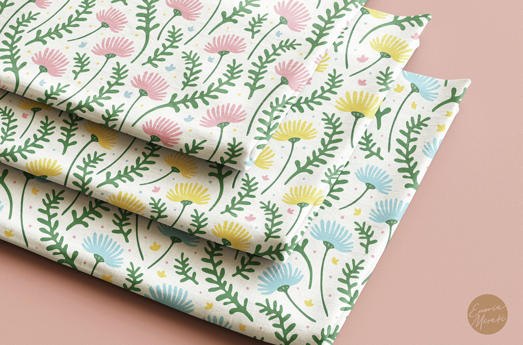 Simple Spring Pattern 01   Floral motifs 2