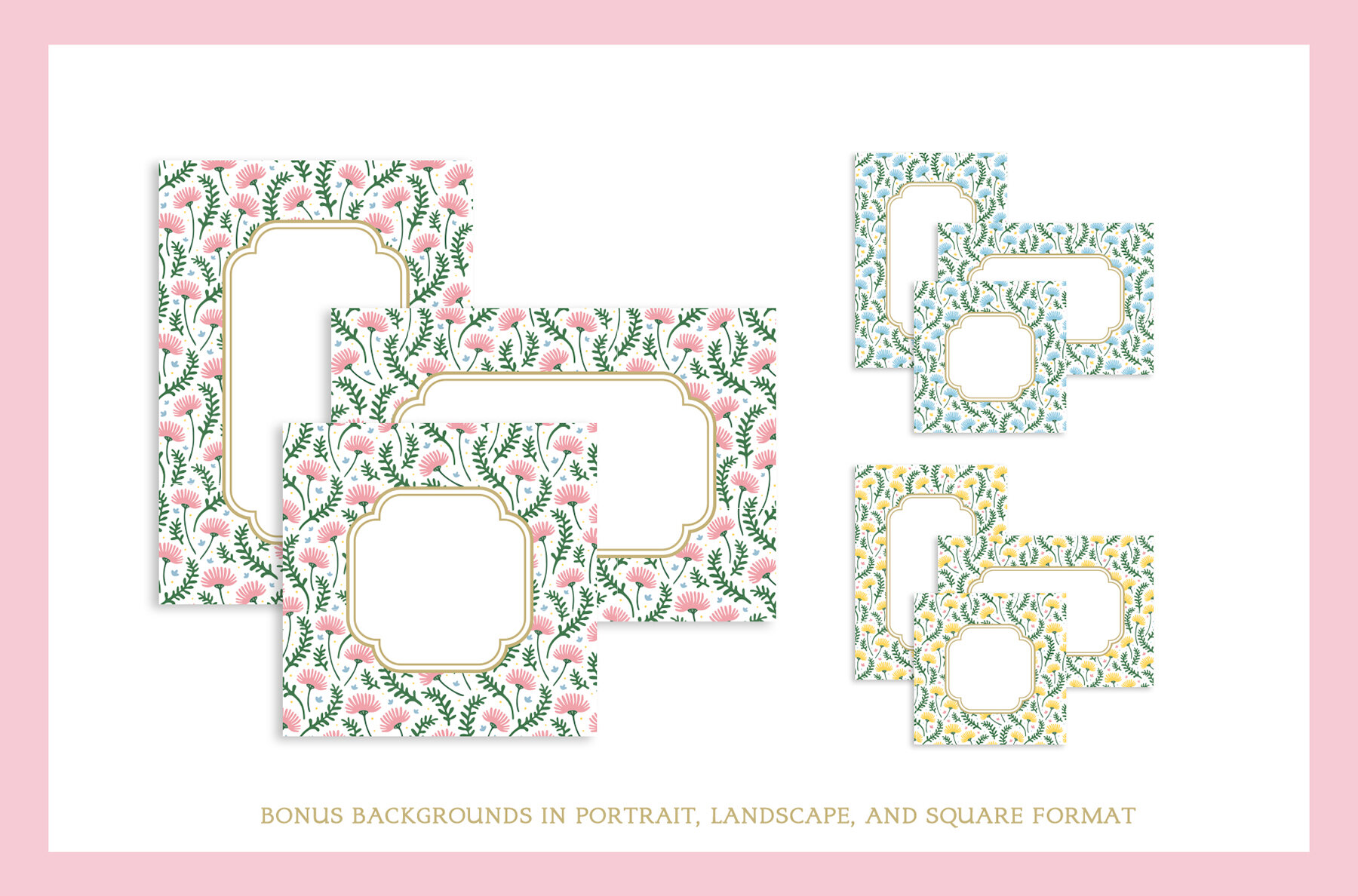 Simple Spring Pattern 01   Floral motifs 4