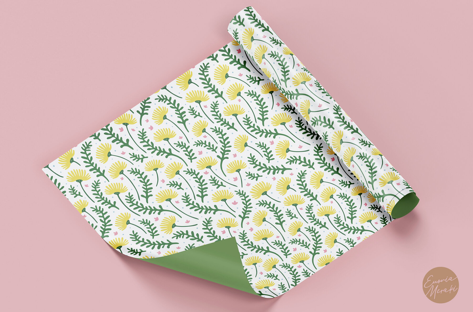 Simple Spring Pattern 01   Floral motifs 6