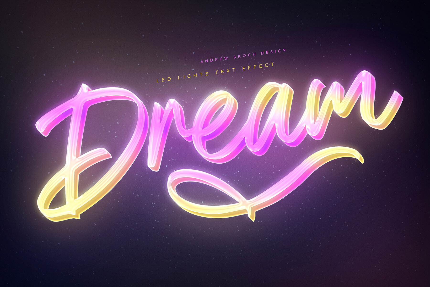 Dreamy Lights Text Effects 3