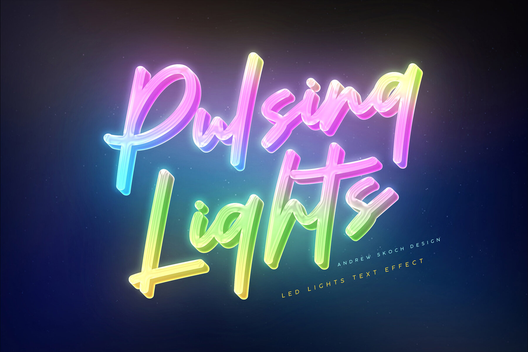 Dreamy Lights Text Effects 6