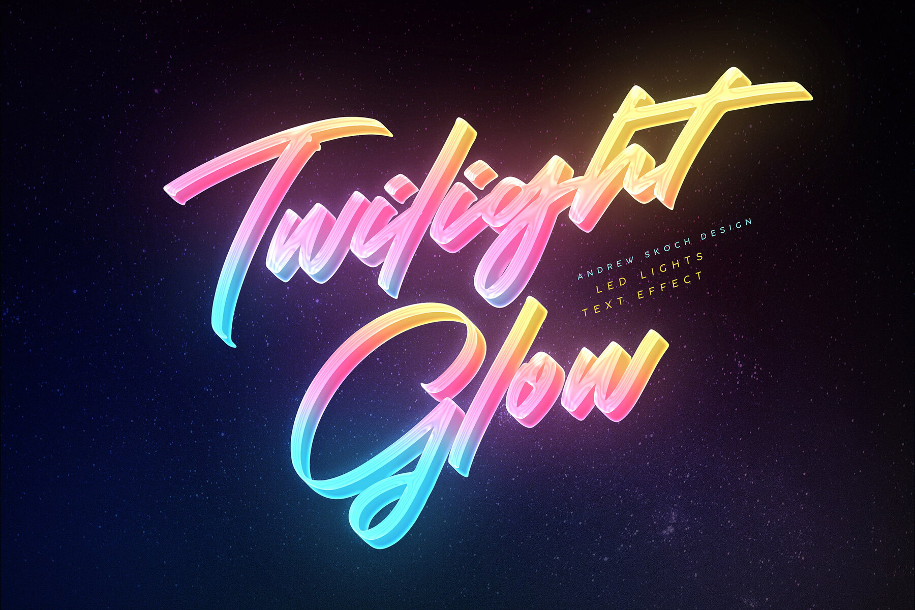 Dreamy Lights Text Effects 7