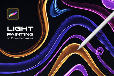 Light Painting Procreate Brushes