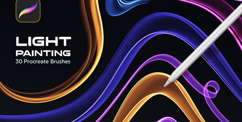 Light Painting Procreate Brushes