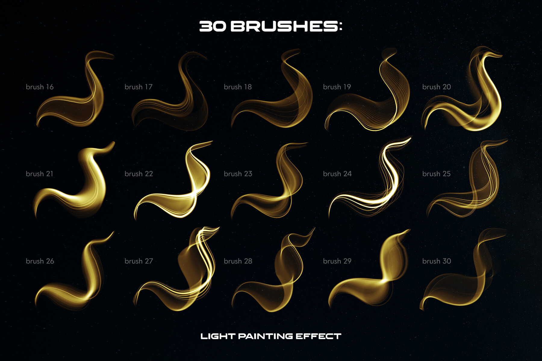 Light Painting Procreate Brushes 3
