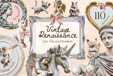 Vintage Renaissance Collage Pack
