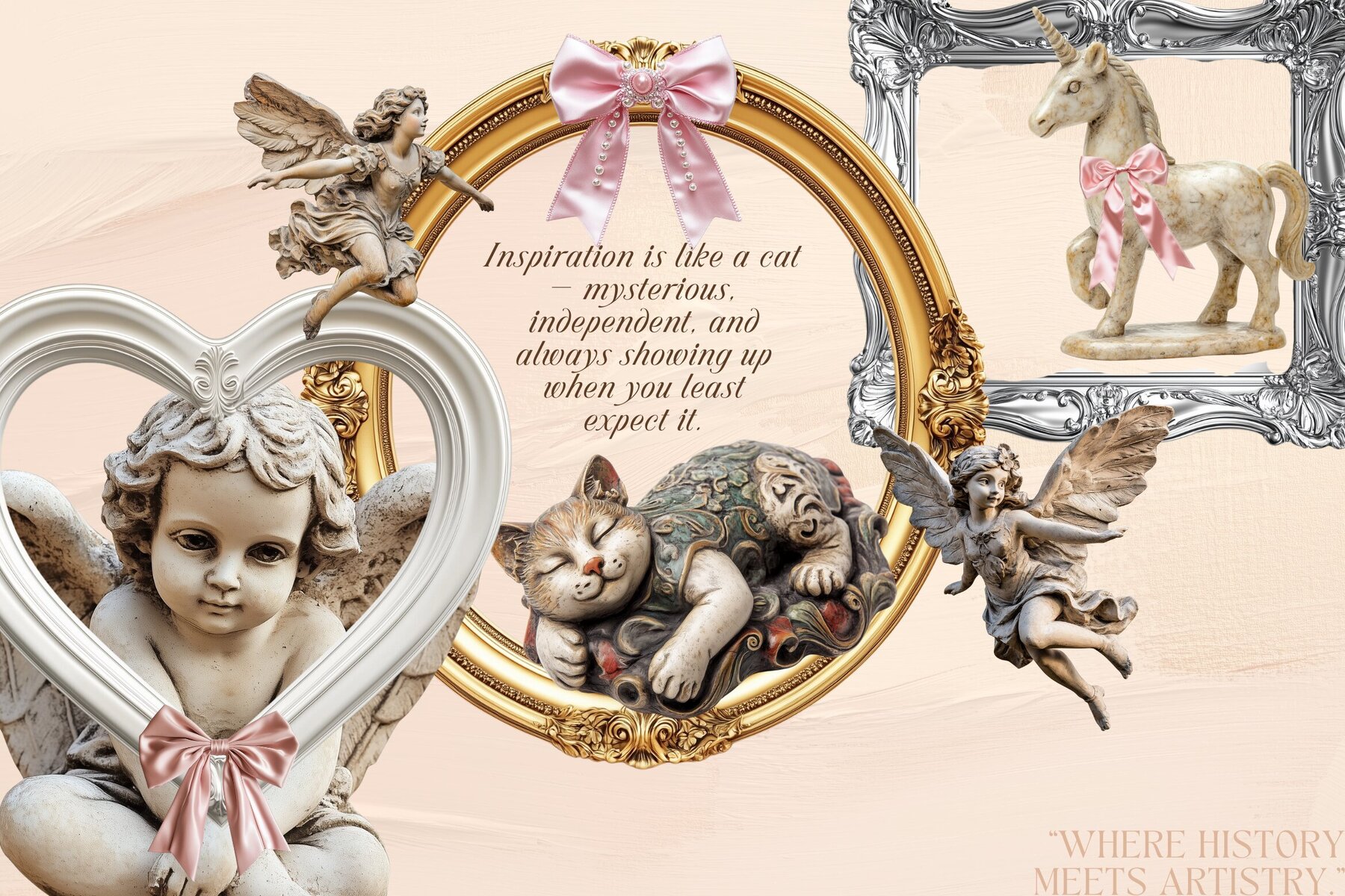 Vintage Renaissance Collage Pack 8