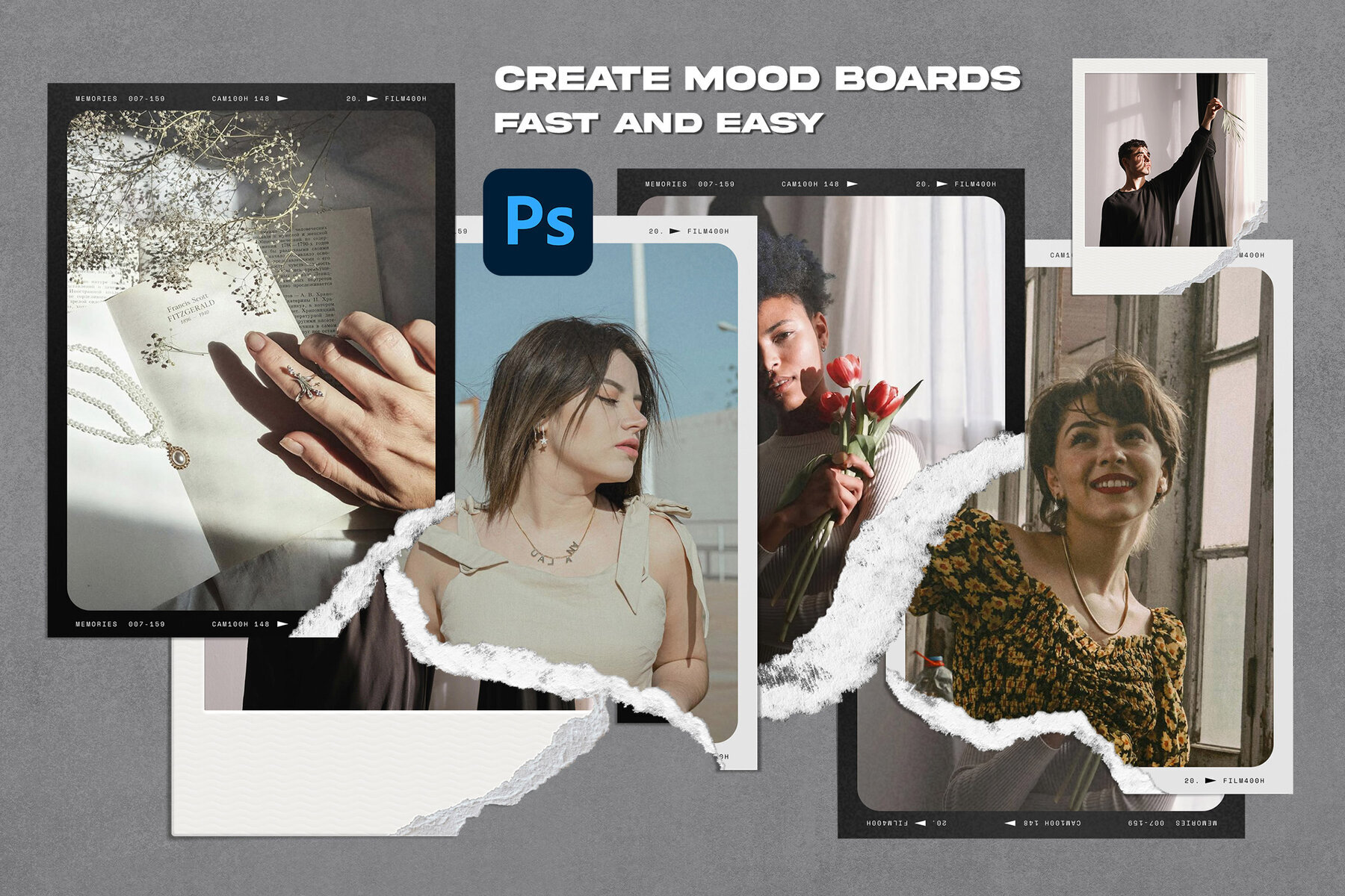 Polaroid Torn Photo Frames 2