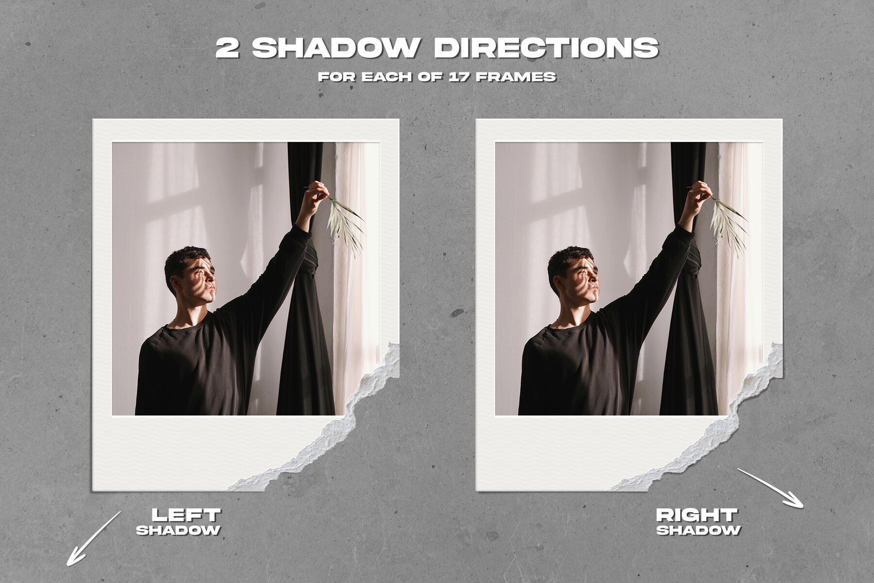 Polaroid Torn Photo Frames 4