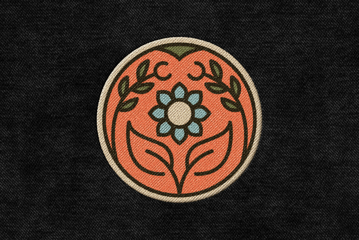 Patch Embroidery Logo Mockup 2