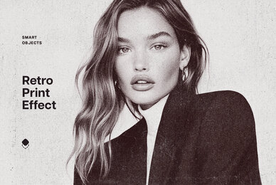 Retro Grunge Photo Template