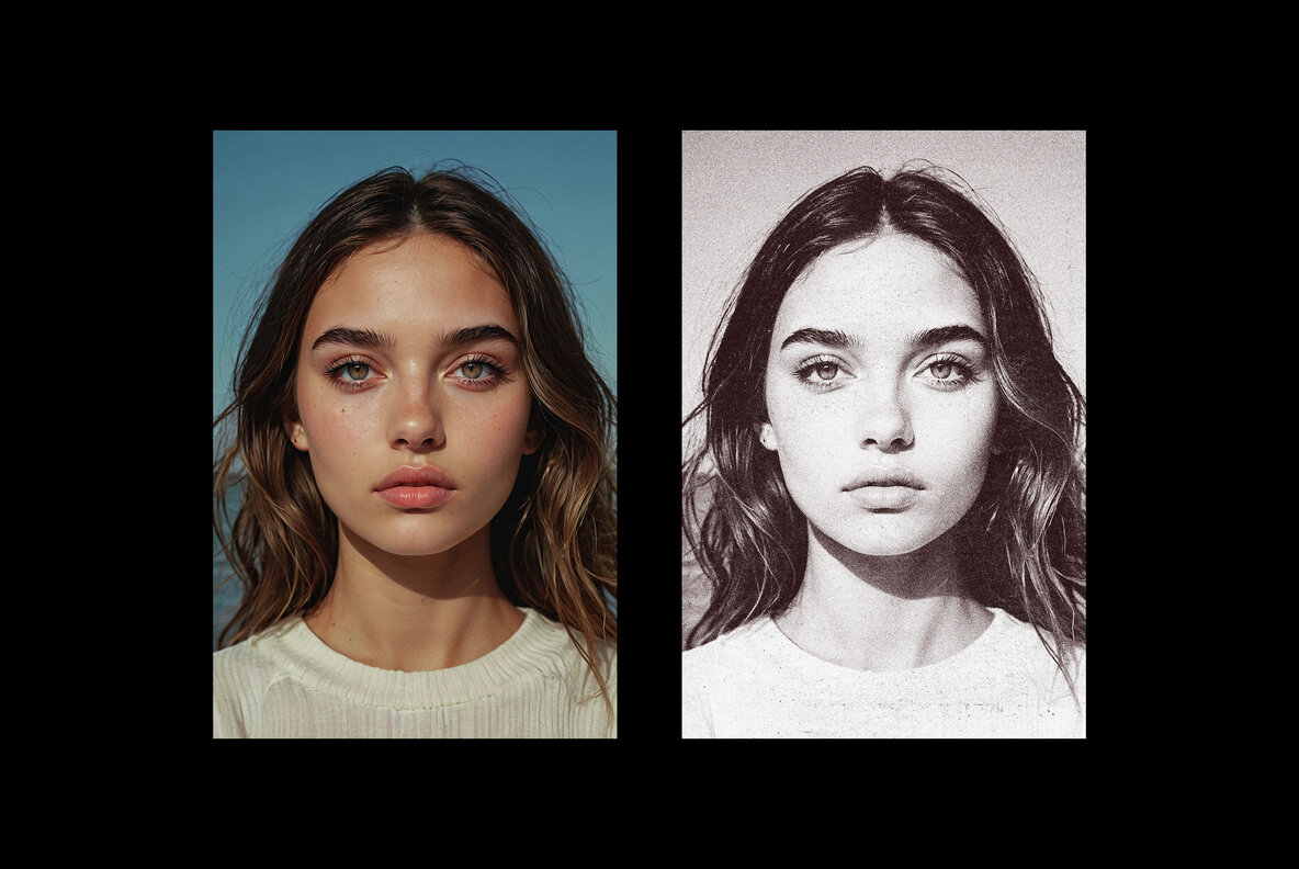 Retro Grunge Photo Template 5