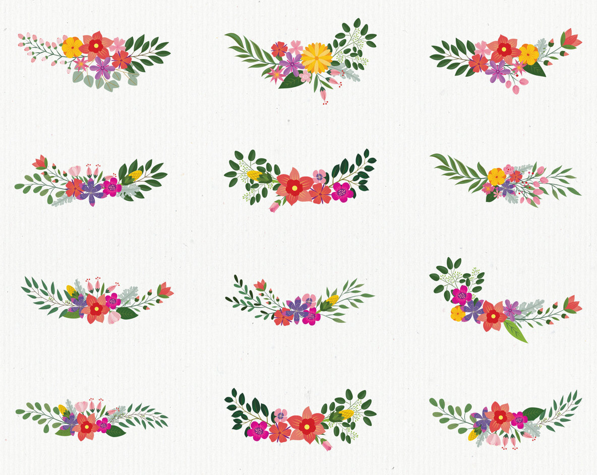 Large Flowers   Greenery Collections 2