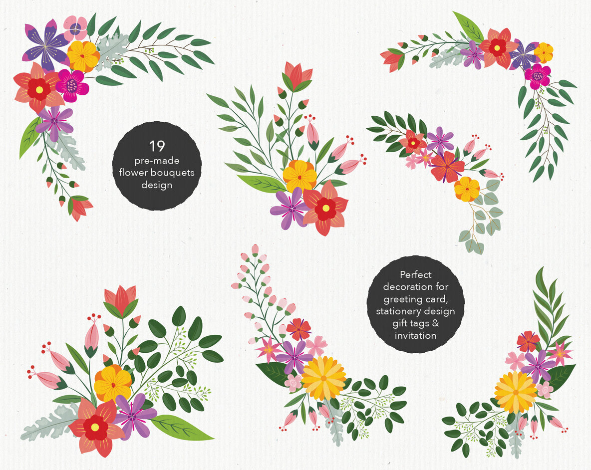 Large Flowers   Greenery Collections 3