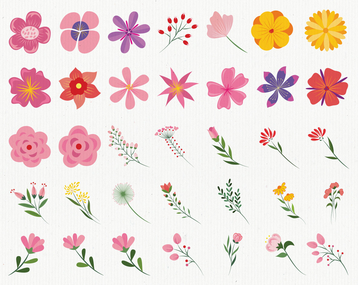 Large Flowers   Greenery Collections 4