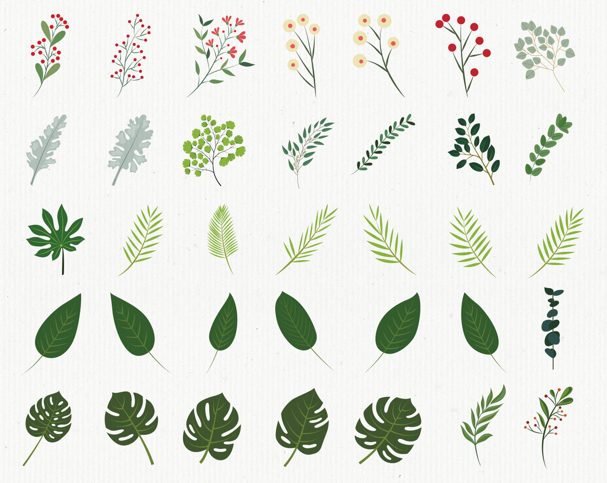 Large Flowers   Greenery Collections 5