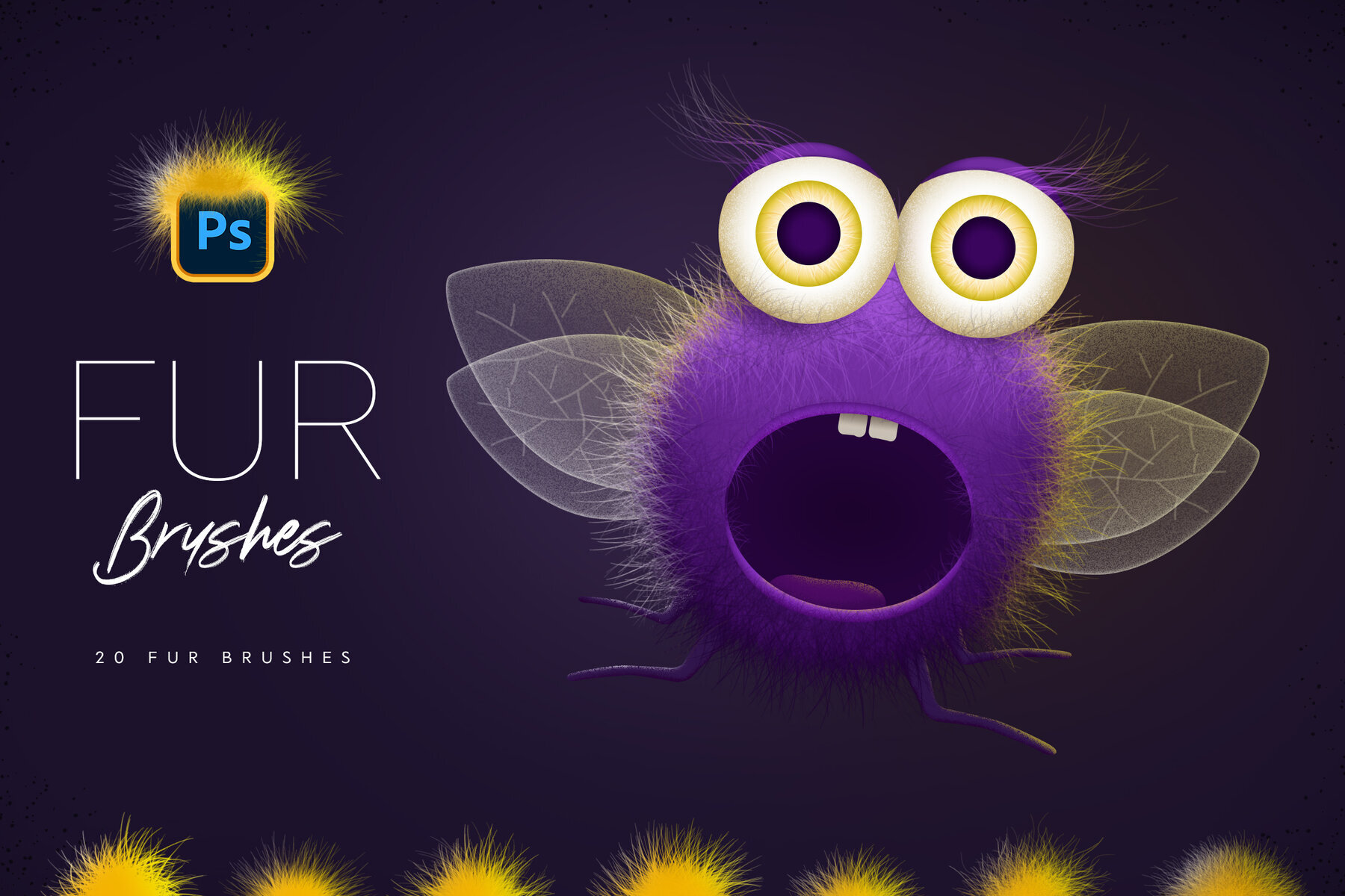 Fur Photoshop Brushes 1