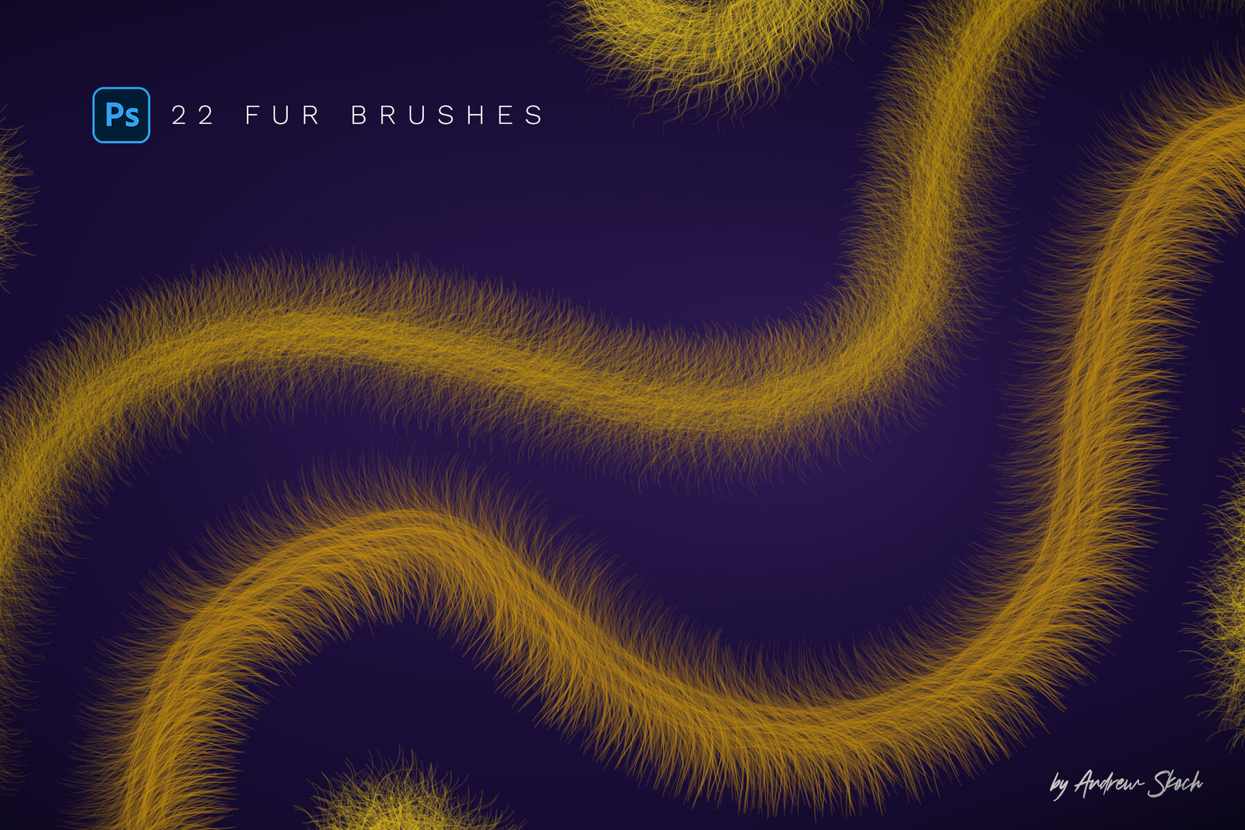 Fur Photoshop Brushes 5