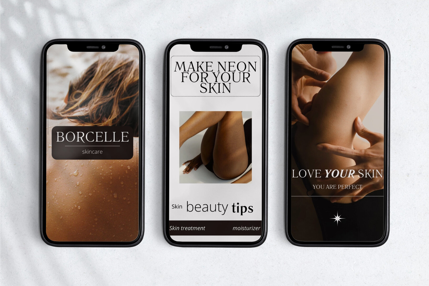 Brown Beauty Instagram Story Templates 5